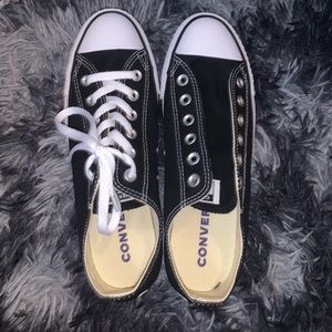 Black And White Low Top Converse